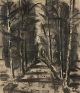 Untitled (Tree Lined Road)
