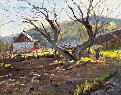 Le vieil arbre sur la ferme