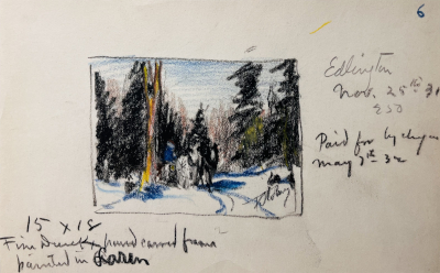 Winter Landscape Study