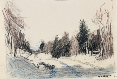 Winter Landscape Study