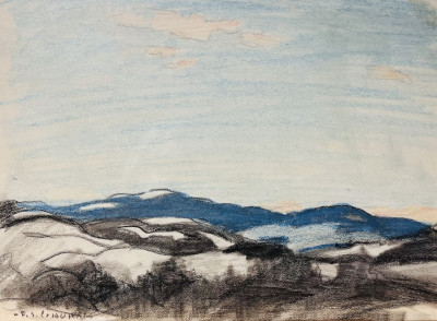 Winter Landscape Study