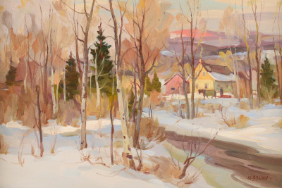 Hiver Dans Les Laurentides