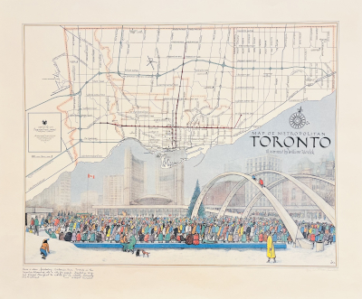 Map of Metropolitan Toronto